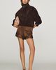 BLANKNYC Suede Funnel-Neck Jacket - 5