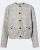 Blaze Milano Blazé Milano Altai checked wool, silk, and cashmere jacket - 1