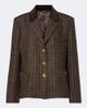 Blaze Milano Blazé Milano Amandira Shelley checked virgin wool blazer - 1