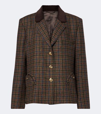 Blaze Milano Blazé Milano Amandira Shelley checked virgin wool blazer