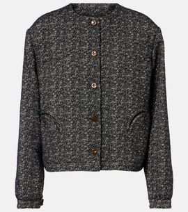 Blaze Milano BlazÃ© Milano Antalya mÃ©lange cotton-blend jacket