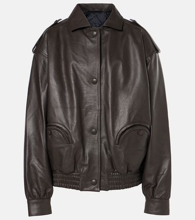 Blaze Milano Blazé Milano Charlie leather bomber jacket