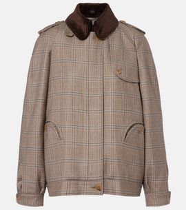 Blaze Milano Blazé Milano Chausie checked virgin wool jacket