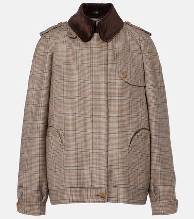 Blaze Milano Blazé Milano Chausie checked virgin wool jacket