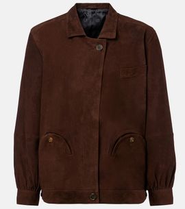 Blaze Milano Blazé Milano Cleo suede bomber jacket