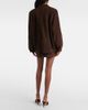 Blaze Milano Blazé Milano Cleo suede bomber jacket - 3