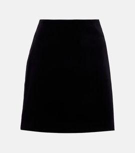 Blaze Milano Blazé Milano Coci cotton velvet miniskirt