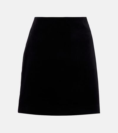 Blaze Milano Blazé Milano Coci cotton velvet miniskirt