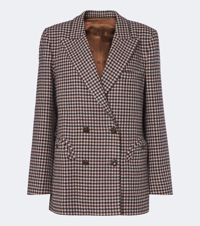 Blaze Milano Blazé Milano Everynight checked wool and cashmere blazer