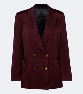 Blaze Milano Blazé Milano Everynight double-breasted satin blazer