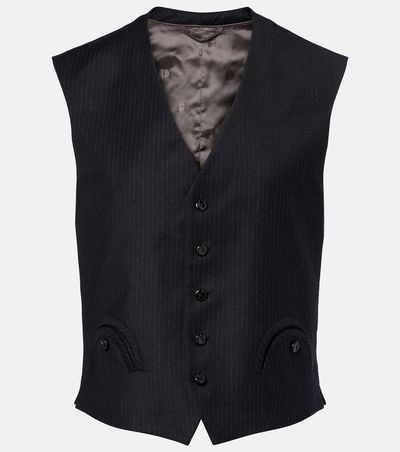 Blaze Milano Blazé Milano Feral pinstriped virgin wool vest
