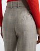Blaze Milano Blazé Milano Fox checked wool, silk, and cashmere straight pants - 5