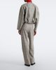 Blaze Milano Blazé Milano Fox checked wool, silk, and cashmere straight pants - 6