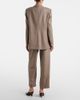 Blaze Milano Blazé Milano Glassy checked virgin wool straight pants - 6
