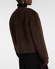Blaze Milano Blazé Milano Gliss chevron alpaca and wool jacket - 6