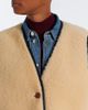 Blaze Milano Blazé Milano Gliss leather-trimmed shearling vest - 3