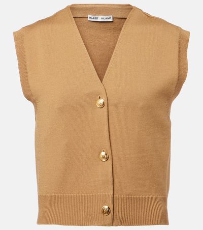 Blaze Milano Blazé Milano Sebright wool-blend sweater vest