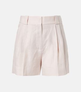 Blaze Milano Blazé Milano Selle pleated linen shorts