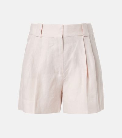 Blaze Milano Blazé Milano Selle pleated linen shorts