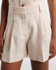 Blaze Milano Blazé Milano Selle pleated linen shorts - 3