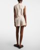 Blaze Milano Blazé Milano Selle pleated linen shorts - 5