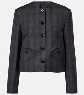 Blaze Milano BlazÃ© Milano Shamo checked virgin wool jacket