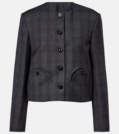 Blaze Milano BlazÃ© Milano Shamo checked virgin wool jacket