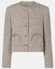 Blaze Milano Blazé Milano Shamo linen-blend tweed jacket - 1
