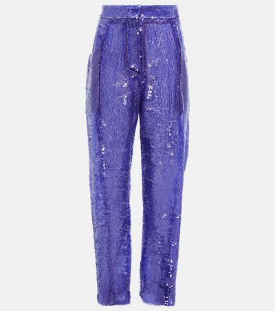 Blaze Milano Blazé Milano Sorraia sequined wide-leg pants