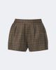 Blaze Milano Blazé Milano Tinker checked wool and cashmere shorts - 1