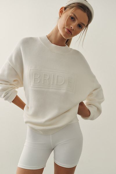 BLITHE Bride Knit Top & Shorts Set