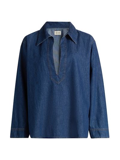 BLK DNM Women's Denim Tunic Top