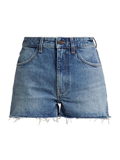 BLK DNM Women's Raw-Edge Jean Shorts