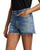 BLK DNM Women's Raw-Edge Jean Shorts - 4