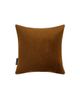 BLKSWN BLKSWN Bronze Velvet Logo Decorative Cushion  - 1
