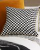 BLKSWN BLKSWN Checkerboard Silk Decorative Cushion - 5