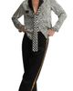 BLKSWN BLKSWN Feathers Black and White Unisex Long Pajama Set - 2