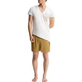 BLKSWN BLKSWN Feathers Bronze Unisex Short Pajamas Set 