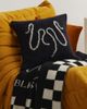 BLKSWN BLKSWN Swn Logo Alpaca Decorative Cushion - 3