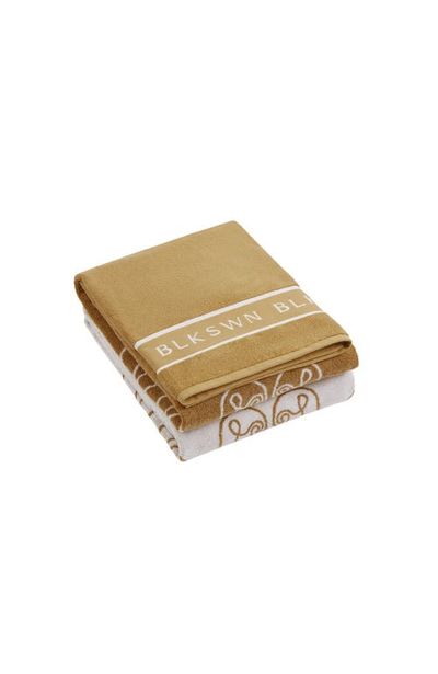 BLKSWN BLKSWN Swn Logo Bath Sheet