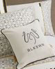 BLKSWN BLKSWN SWN Logo Velvet Decorative Cushion - 2