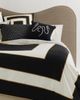 BLKSWN BLKSWN Swn Monogram Geometric Duvet Cover - 3