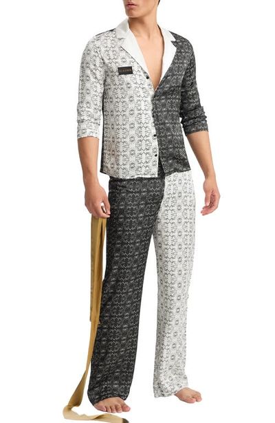 BLKSWN BLKSWN Swn Monogram Non-gender Long Pajama Set