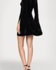 Blondie Nites Blondie Nites Bell Sleeve Velvet Minidress - 2