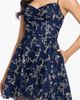 Blondie Nites Blondie Nites Glitter Lace Back Minidress - 4