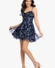 Blondie Nites Blondie Nites Glitter Lace Back Minidress - 5