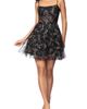 Blondie Nites Blondie Nites Glitter Mesh Party Minidress - 1