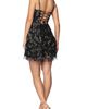 Blondie Nites Blondie Nites Glitter Mesh Party Minidress - 2