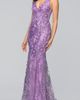 Blondie Nites Blondie Nites Glitter Sleeveless Mermaid Gown - 3