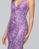 Blondie Nites Blondie Nites Glitter Sleeveless Mermaid Gown - 4